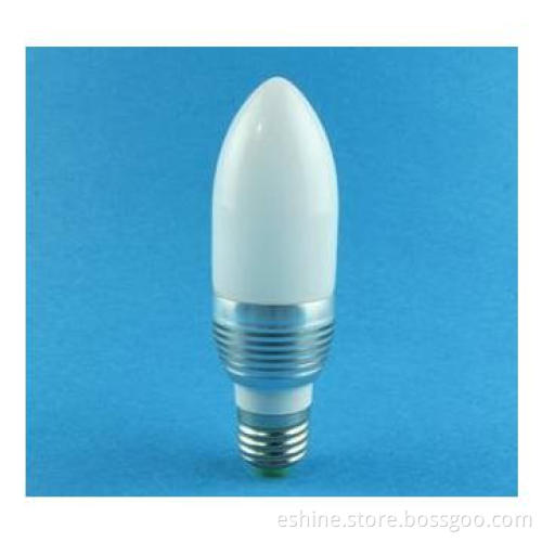 4W Aluminum Transparent Cover LED Candle Light